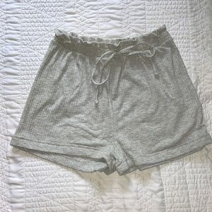 Blue Blush Rib Shorts